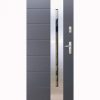 Дверь KMT Plus 54 с витражем серия INOX